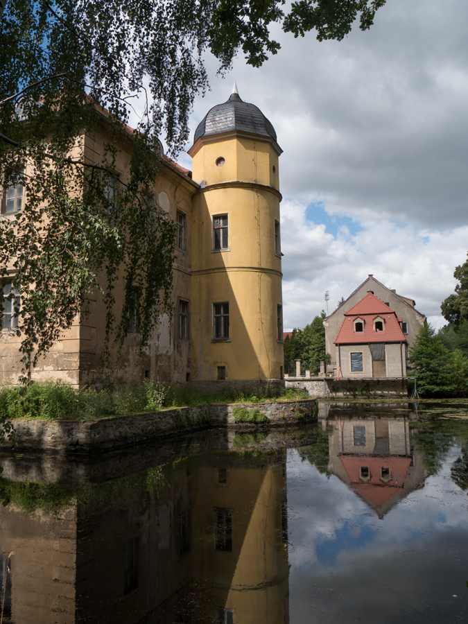 Ansicht des Wasserschlosses Berbisdorf