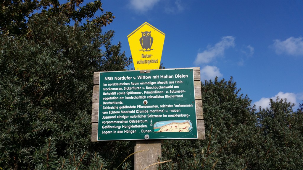 Infos zum Naturschutzgebiet Nordufer Wittow mit Hohen Dielen