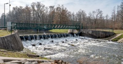 Großes Gabelwehr in Zabeltitz
