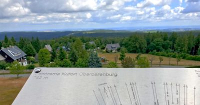 Panorama Kurort Oberbärenburg vom Aussichtsturm