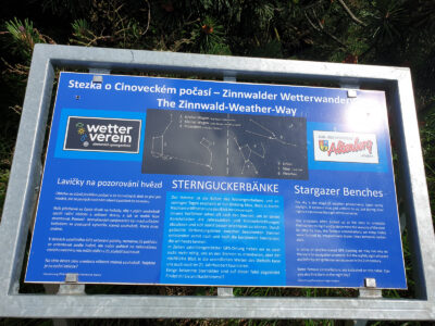 Zinnwalder Wetterwanderweg - Info zu den Sternguckerbänken