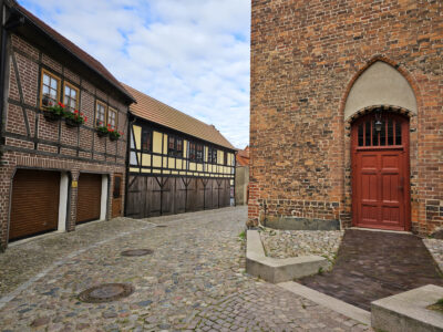 Altstadt von Waren (Müritz) - Straßenansicht