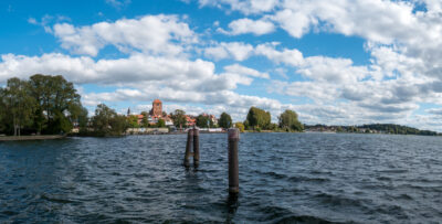 Blick von der Kietz-Brücke zur Atstadt