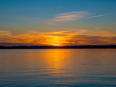 Sonnenuntergang an der Müritz