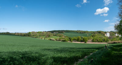 Kleiner Königsstuhl und Kreidebruch Gummanz in Sicht