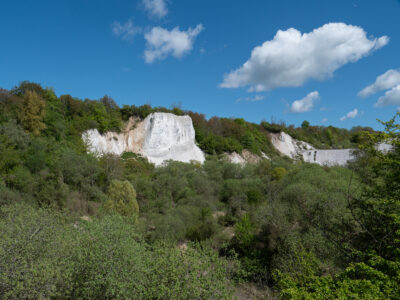 Blick in den alten Kreidebruch Gummanz