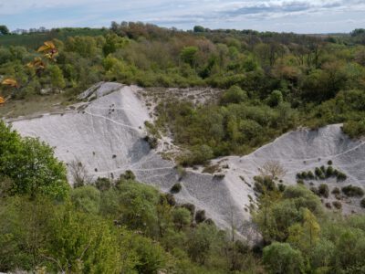 Blick vom Kleinen Königsstuhl auf Kreidebruch Gummanz