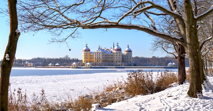 Schloss Moritzburg im Winter