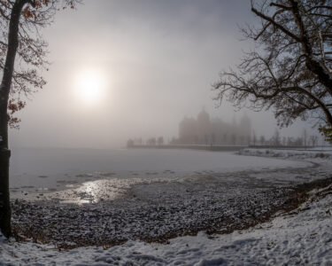 Schloss Moritzburg – nicht immer gut erkennbar