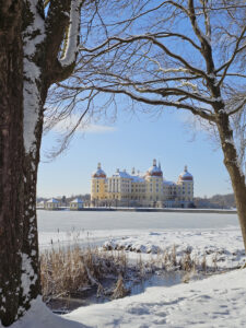 Schloss Moritzburg im Winter