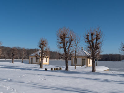 Teichhäuser auf der Schlossinsel