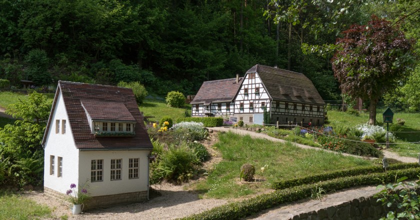 An der Schulze-Mühle im Gauernitzbachtal