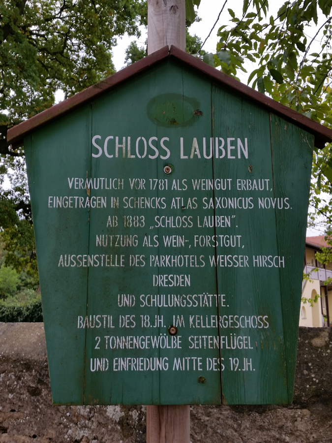 Info zum Schloss Lauben