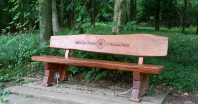 Bank im Triebischtal