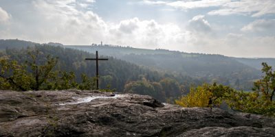Götterfelsen im Stadtwald Meißen