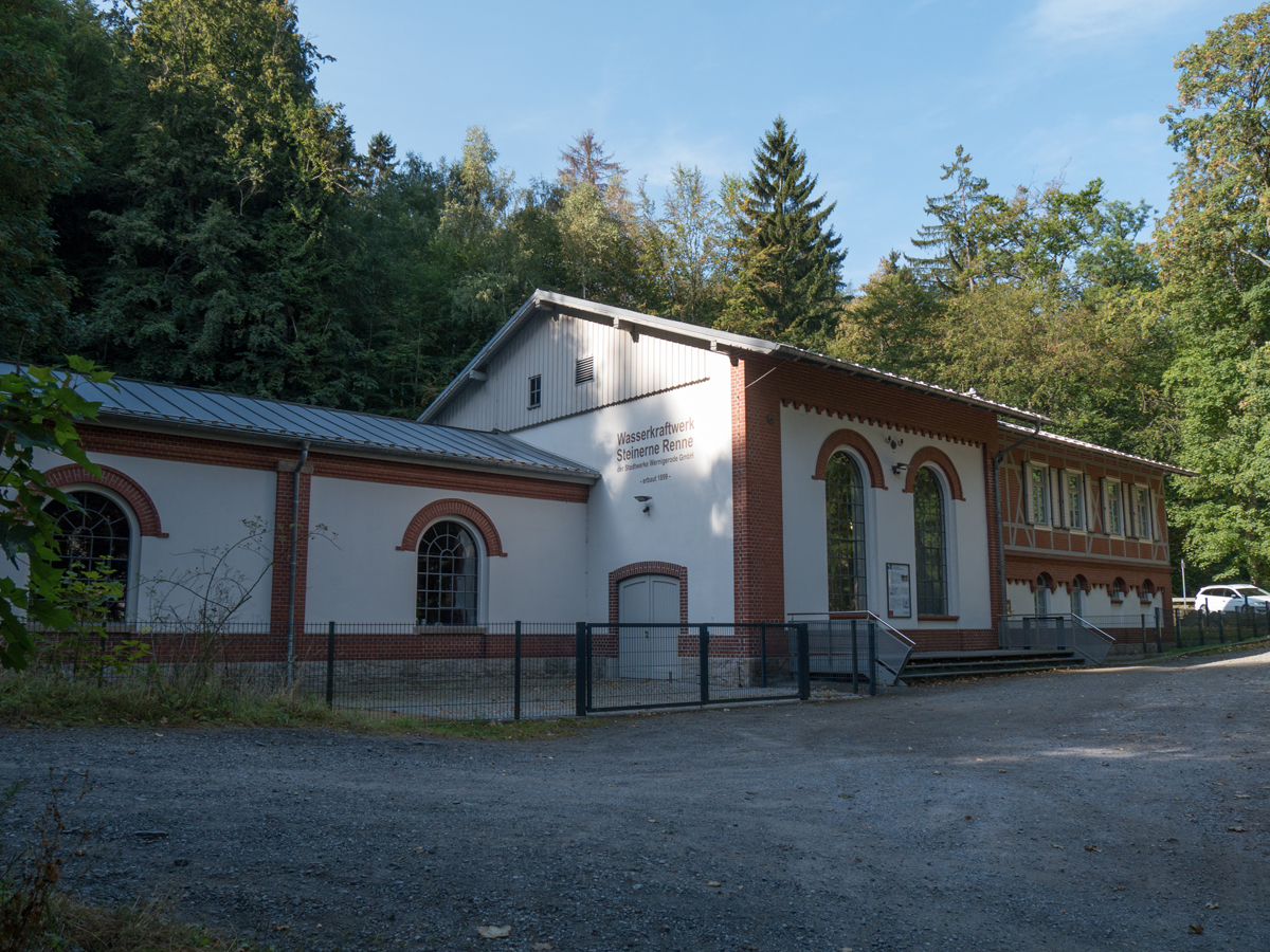 Technisches Denkmal Wasserkraftwerk Steinerne Renne